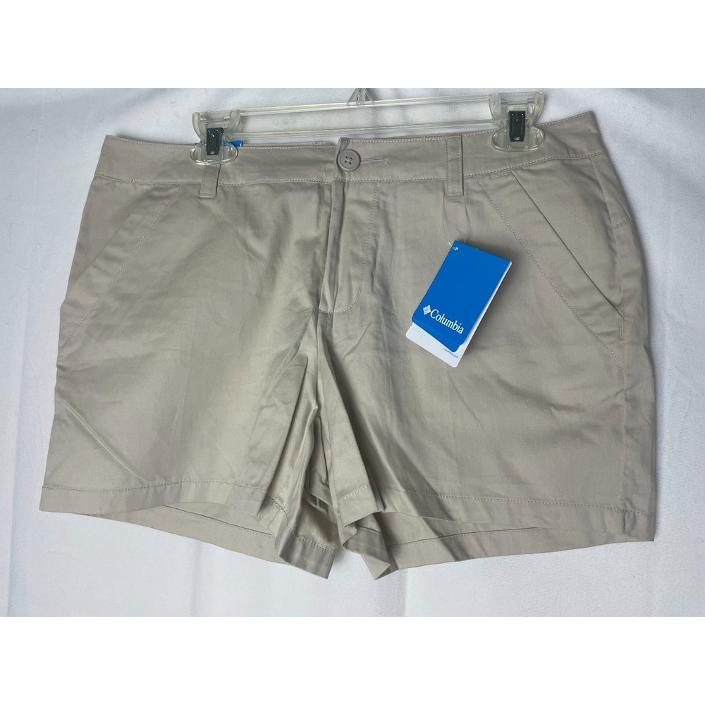 Columbia Women's Kenzie Cove Shorts Brown Khaki Size 10 Brand New NWT